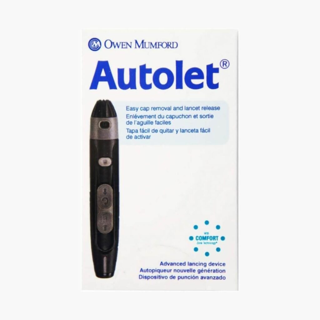 autolet impression lancing device