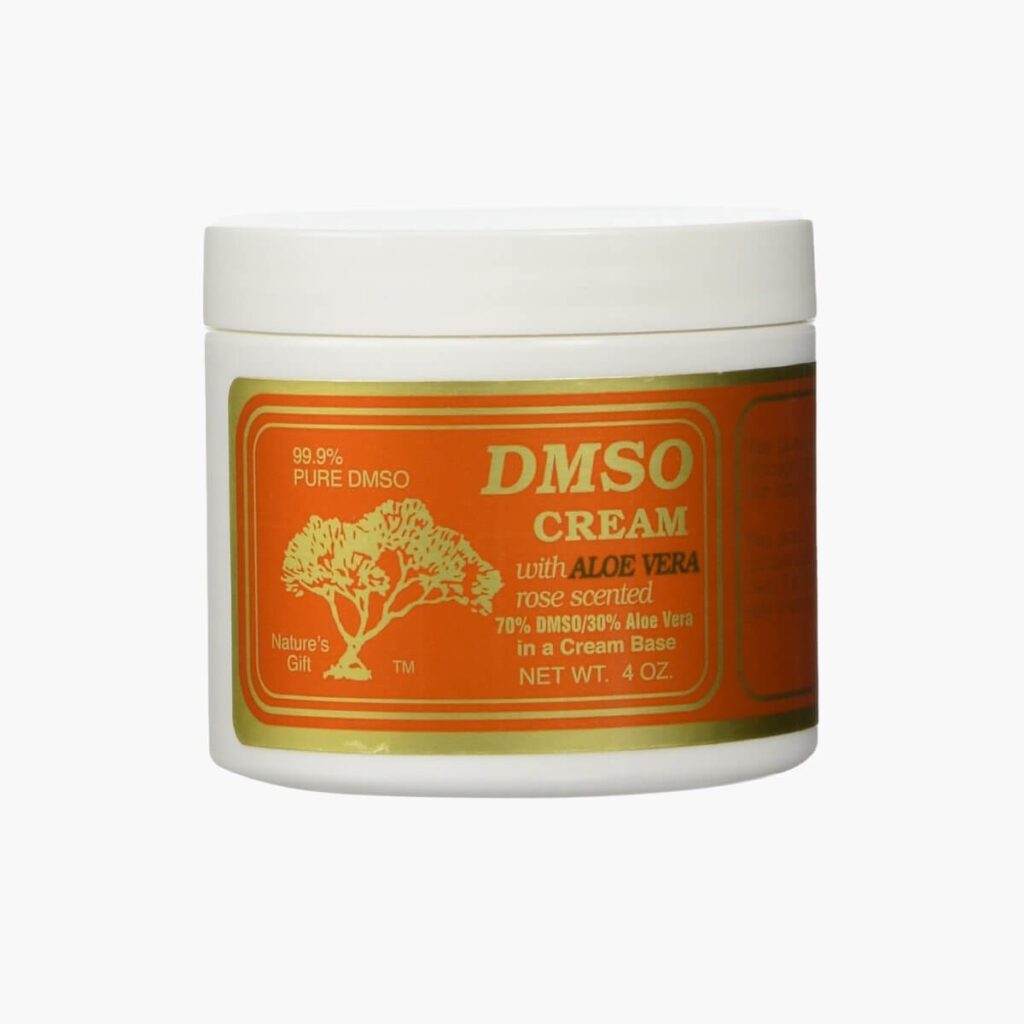 dmso cream with aloe vera, 4 oz rose scented skin moisturizer for adults
