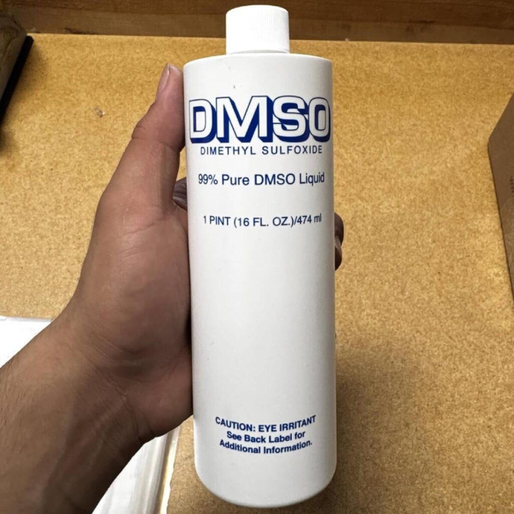 16 oz of dmso 99.99%. absolutely odorless