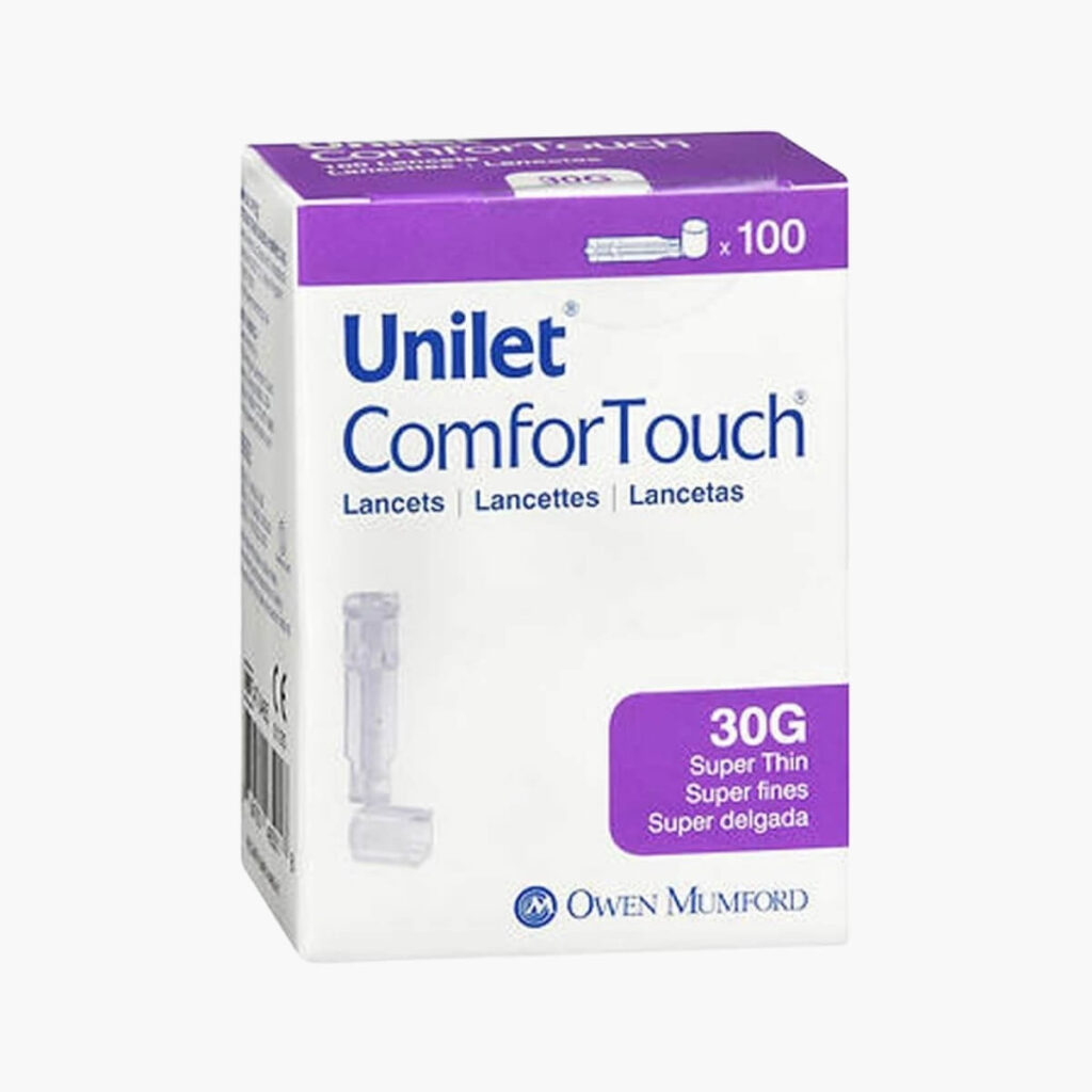 comfortouch lancets super thin 30g 100 each