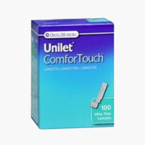 unilet unilet comfortouch ultra thin lancets, 100 each 28g