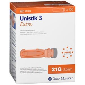 owen mumford unistik 3 safety lancets (21g)