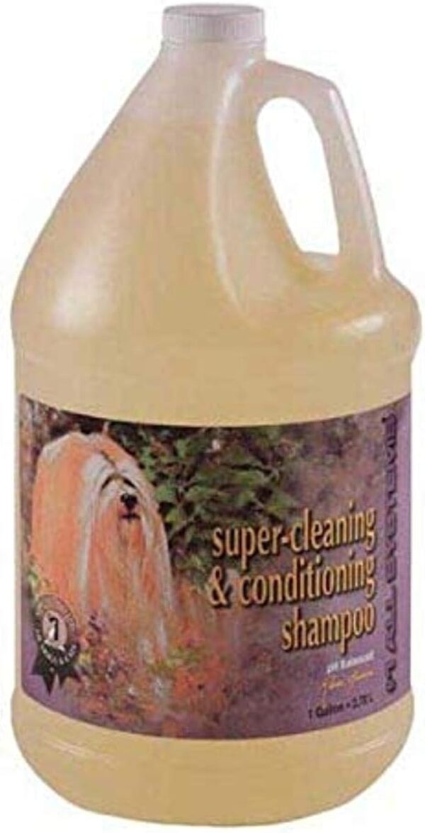 all systems super cleaning and conditioning pet shampoo, 1 gallon