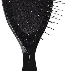 all systems pet pin brush with molded plastic handle, large