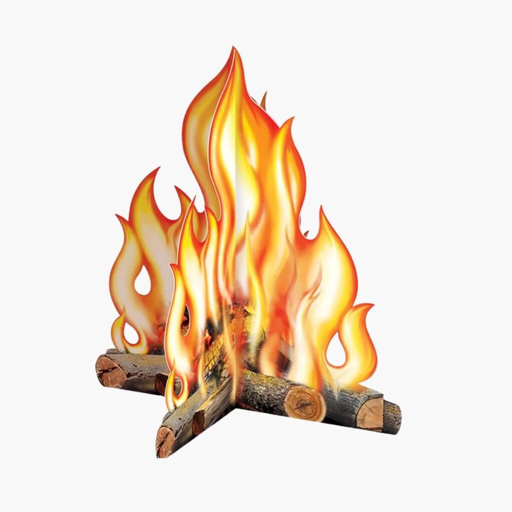 beistle 3 d campfire centerpiece