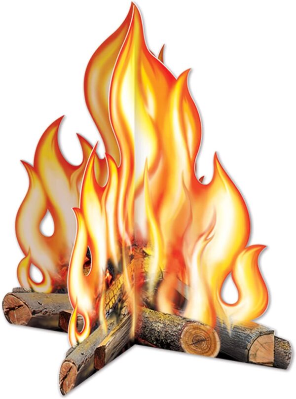 beistle 3 d campfire centerpiece
