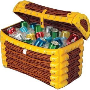 beistle inflatable treasure chest cooler party accessory