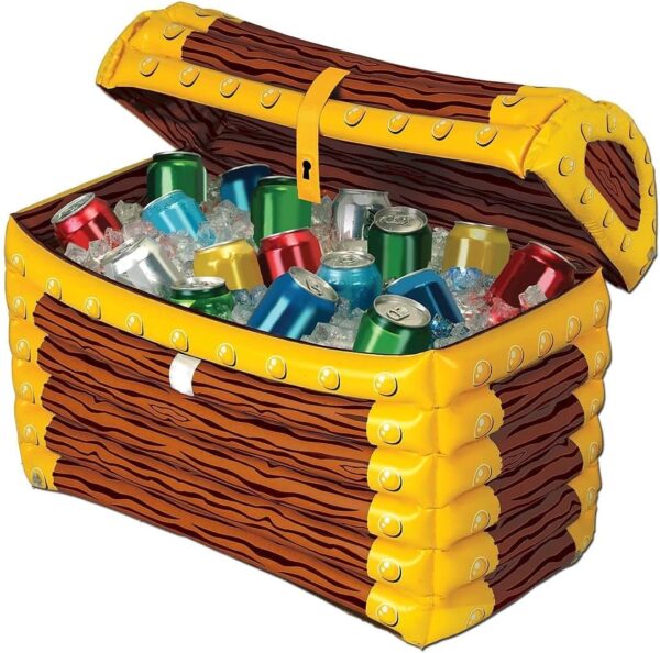 beistle inflatable treasure chest cooler party accessory