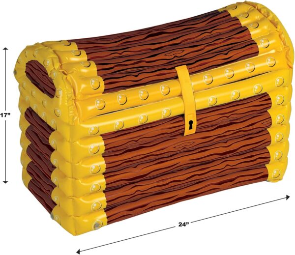 beistle inflatable treasure chest cooler party accessory