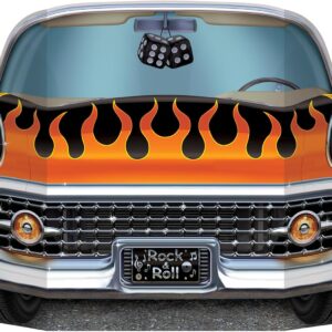 beistle 1950's hot rod photo prop