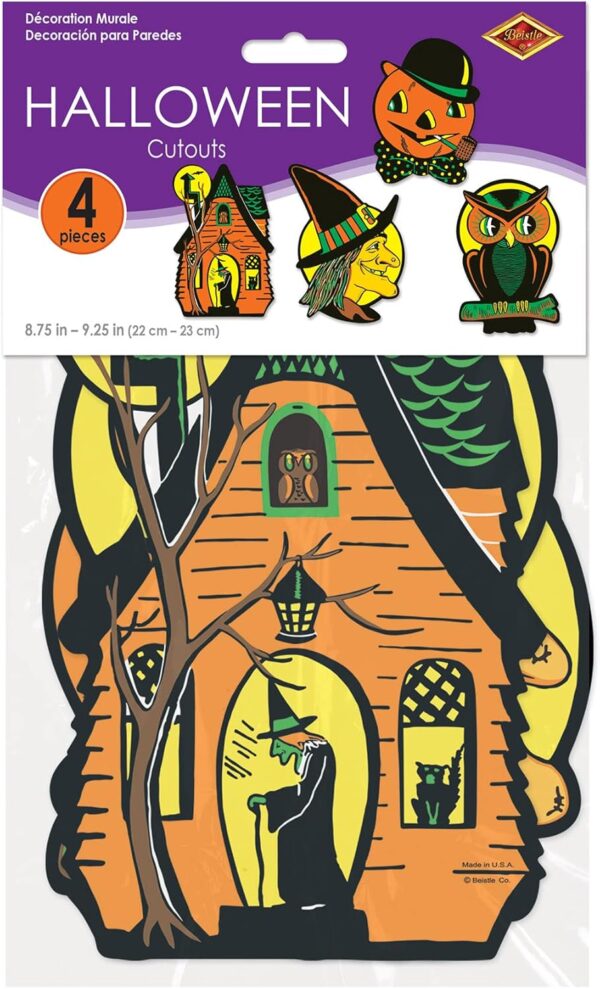 beistle packaged halloween cutouts