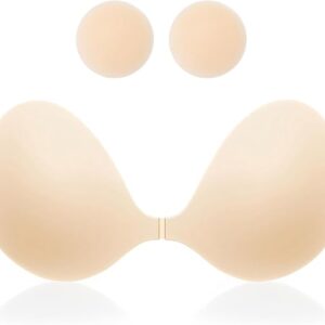 mitaloo 2025 adhesive bra seamless sticky invisible push up bras solid silicone pasties nipple cover for women