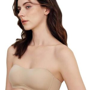 strapless bra comfortable non slip bandeau bra wireless strapless bras for off shoulder tops