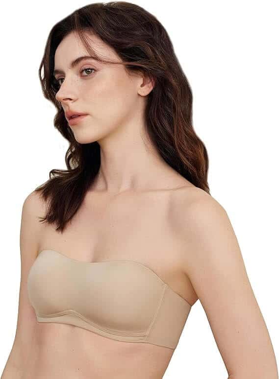 strapless bra comfortable non slip bandeau bra wireless strapless bras for off shoulder tops