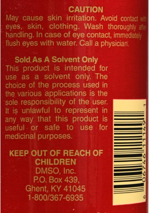 dmso liquid 70/30 8 oz 99.9% pure dmso
