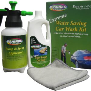 12010 kit extreme water saving car wash kit with pump and spray and microfiber cloth