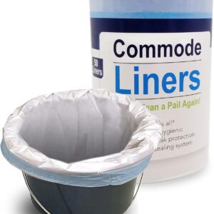 commode liners pack of 50 disposable commode liners