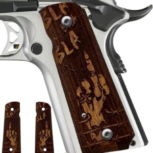 bla bla bla design 1911 wooden pistol grips