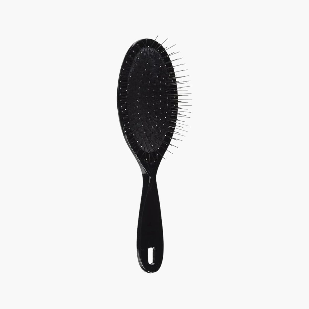 all systems pet pin brush with molded plastic handle, large
