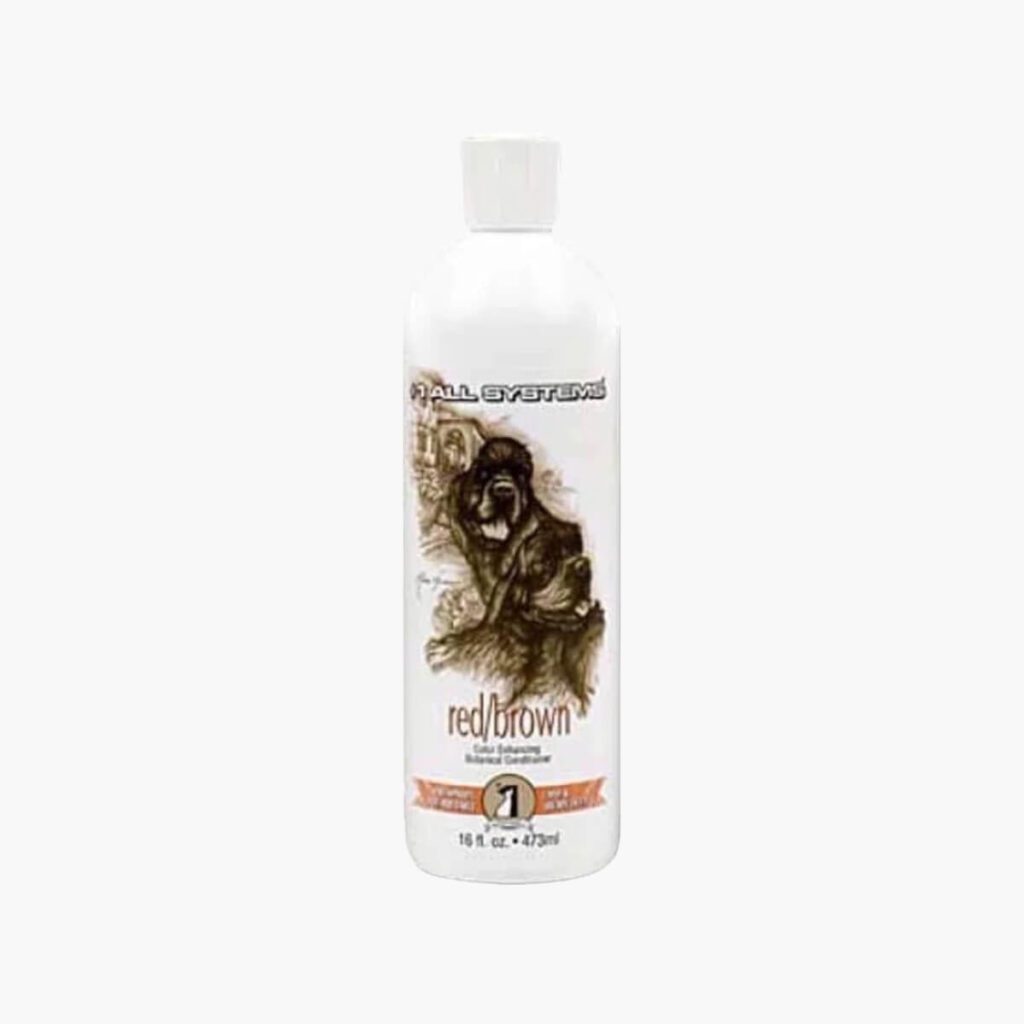 all systems red brown color enhancing conditioner, 16oz