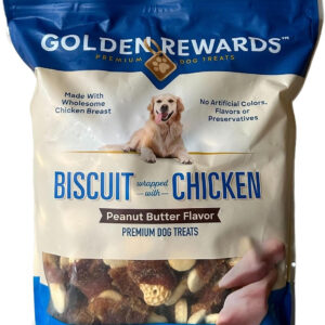 golden rewards chicken, duck and beef variety jerky dog treats, 12 ounces