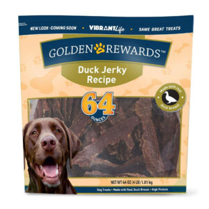 golden rewards chicken, duck and beef variety jerky dog treats, 12 ounces