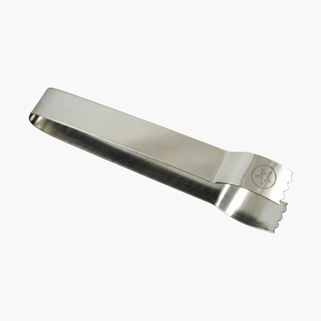 azuregreen pentagram tongs for charcoal