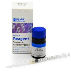 hanna alkalinity checker hc reagents – 25 tests (hi772 26 / hi755 26)