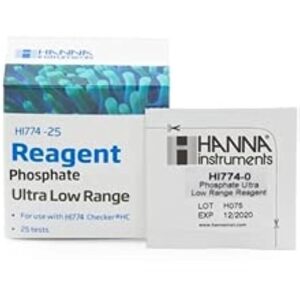 hi774 25 hanna instruments phosphate ultra low range checker hc reagents (2 set 50 tests)