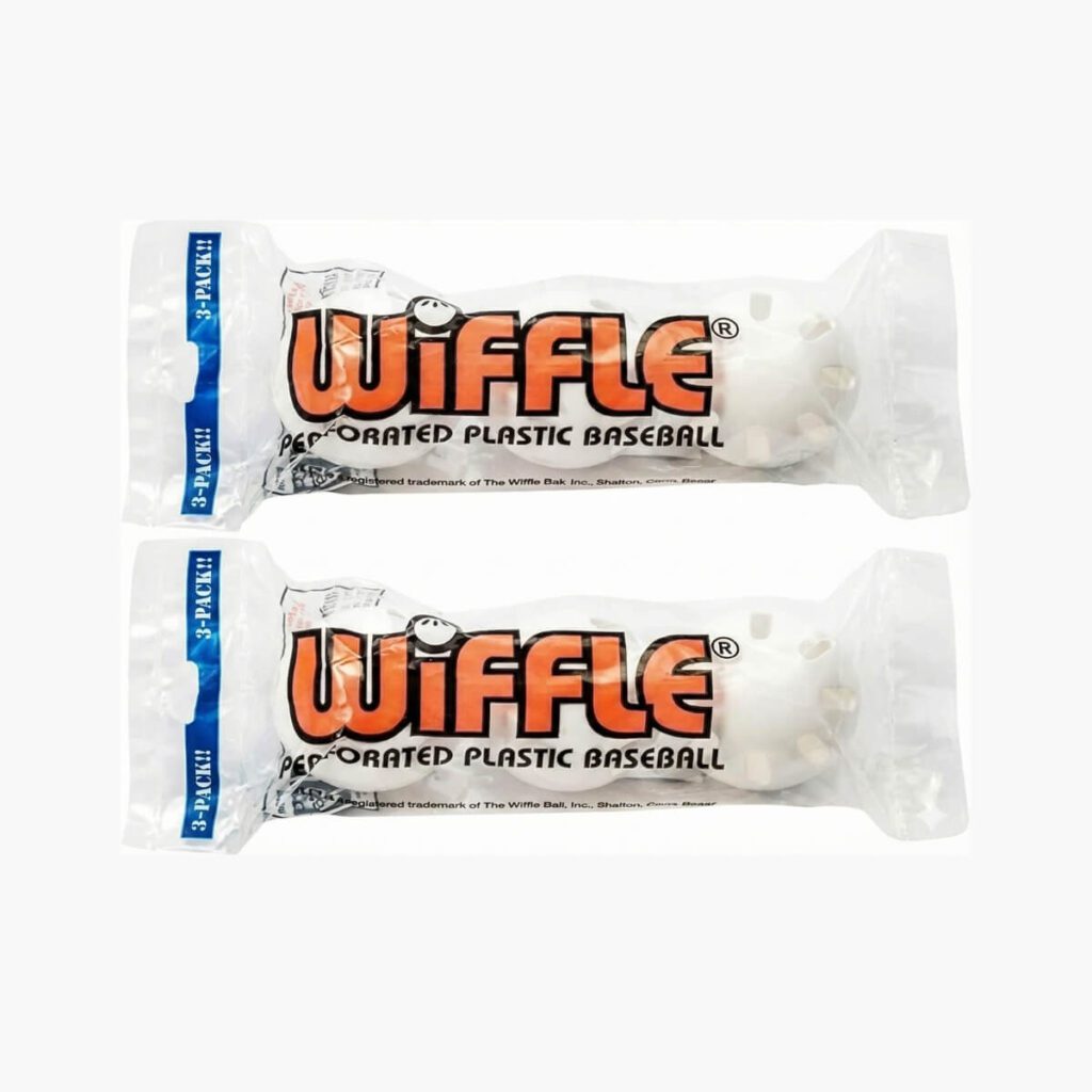 wiffle® official baseballs – 2 polybag packs (3 balls each)
