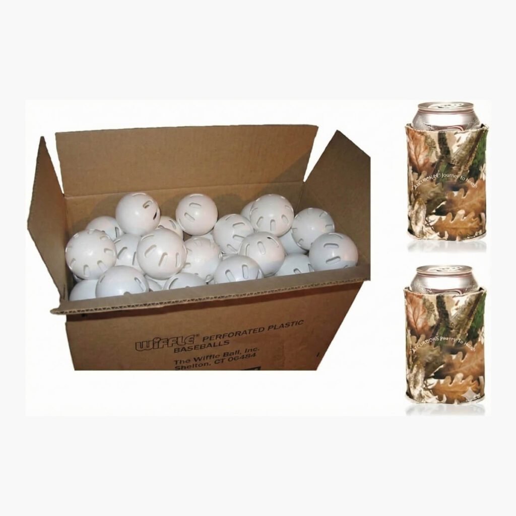 wiffle® balls – bulk pack of 24 with bonus can coolers